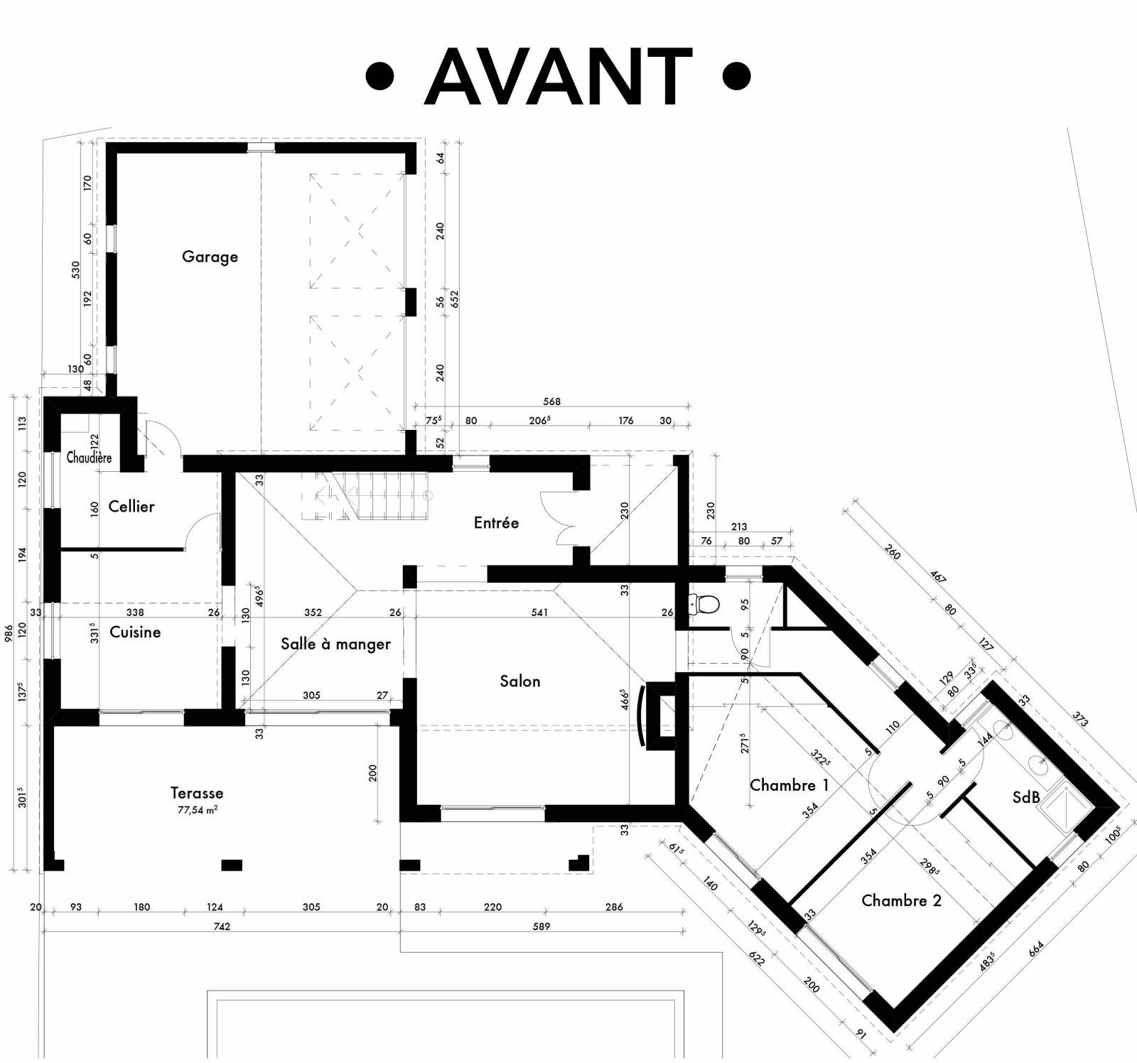 Extension d’une maison principale à Saint-Aubin-de-Médoc