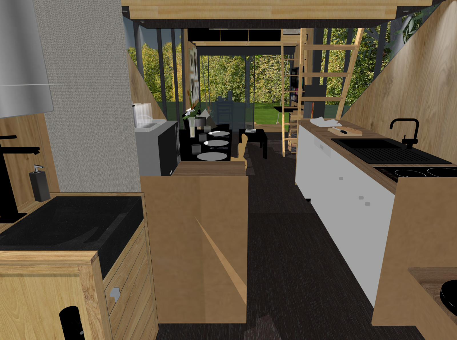 Tiny house moderne contemporaine design