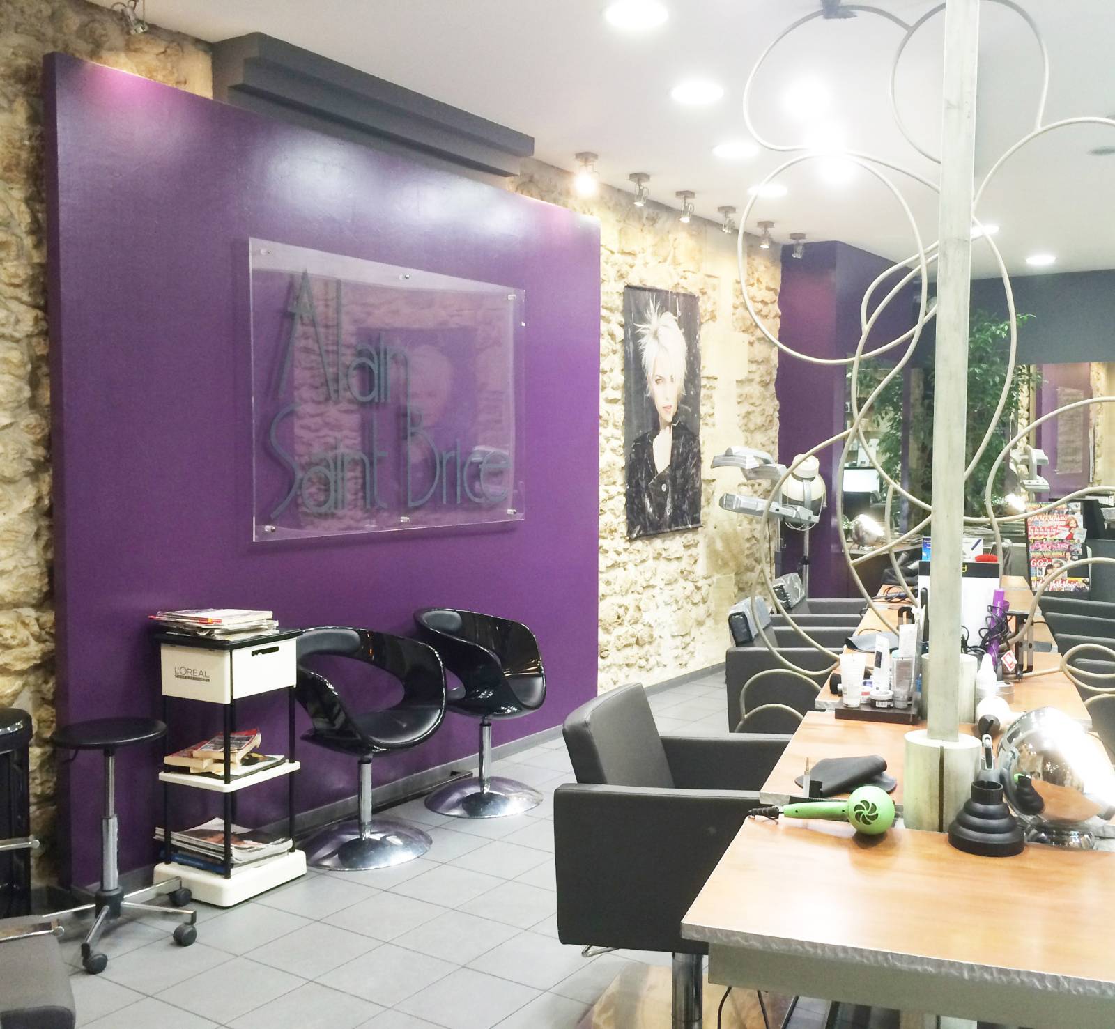 Aménagement salon de coiffure