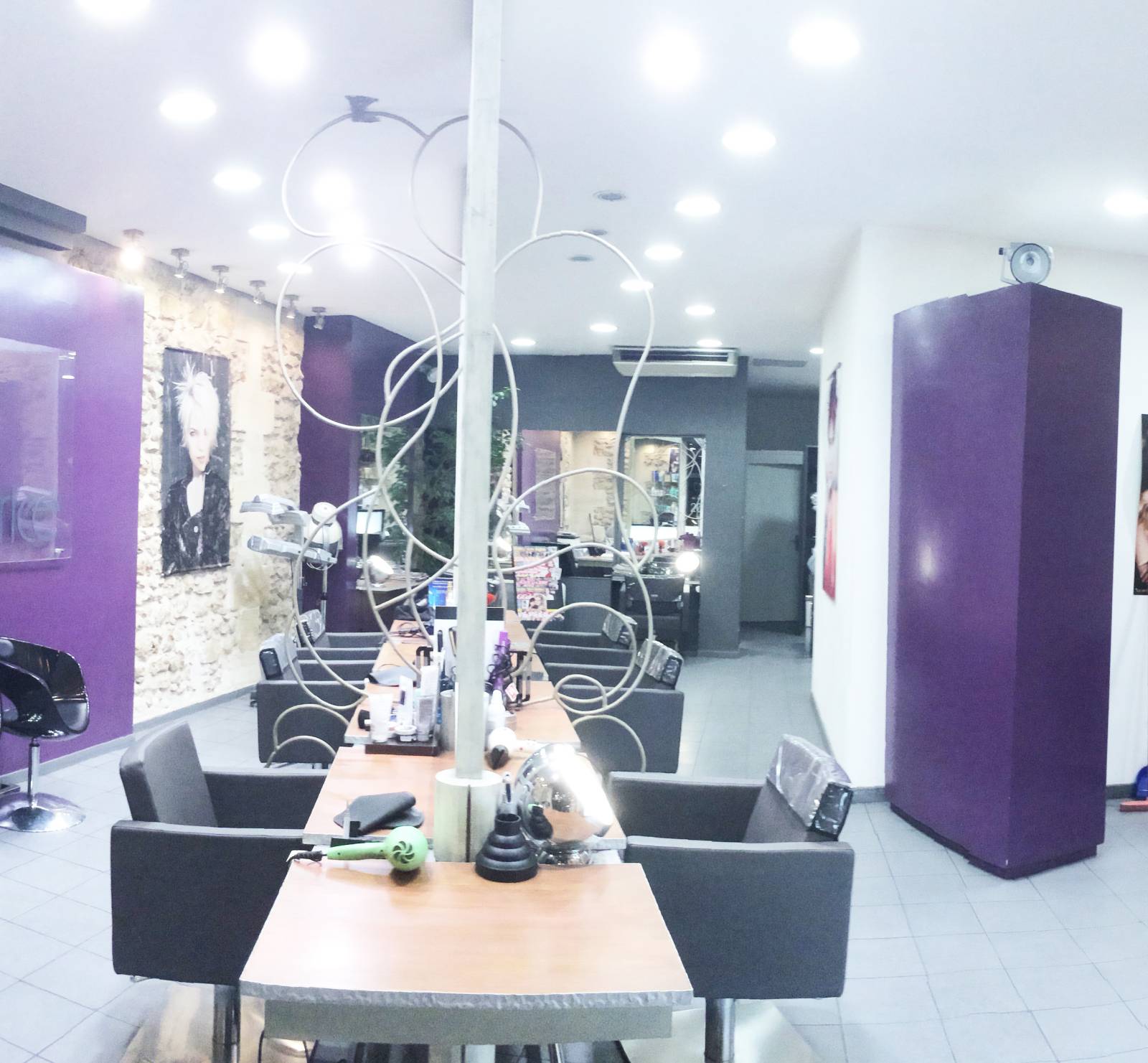 Aménagement salon de coiffure