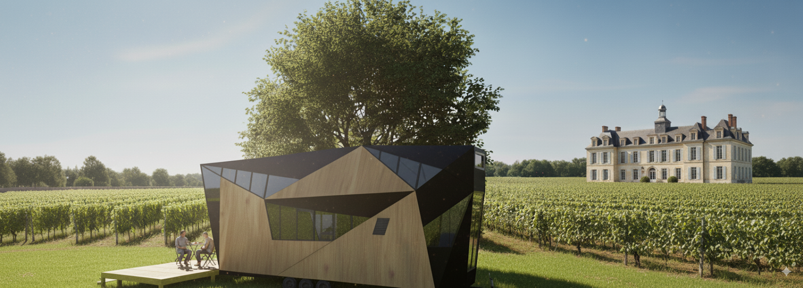 Tiny design dans un vignoble