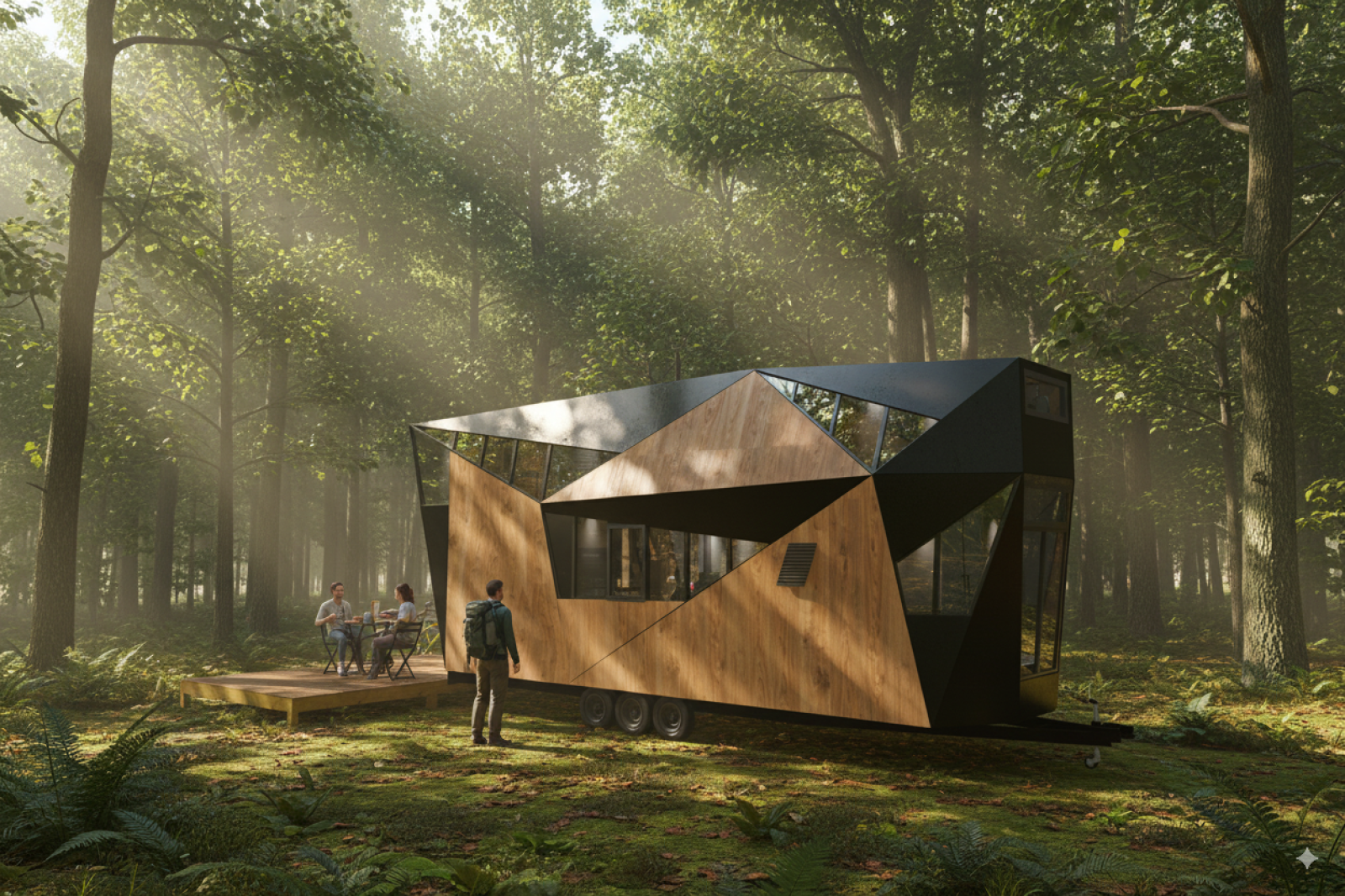 Tiny design en forêt