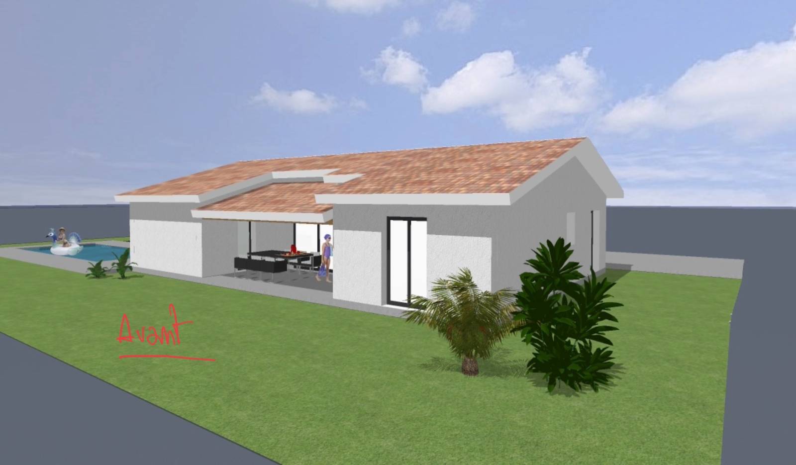 Surélévation maison au Taillan