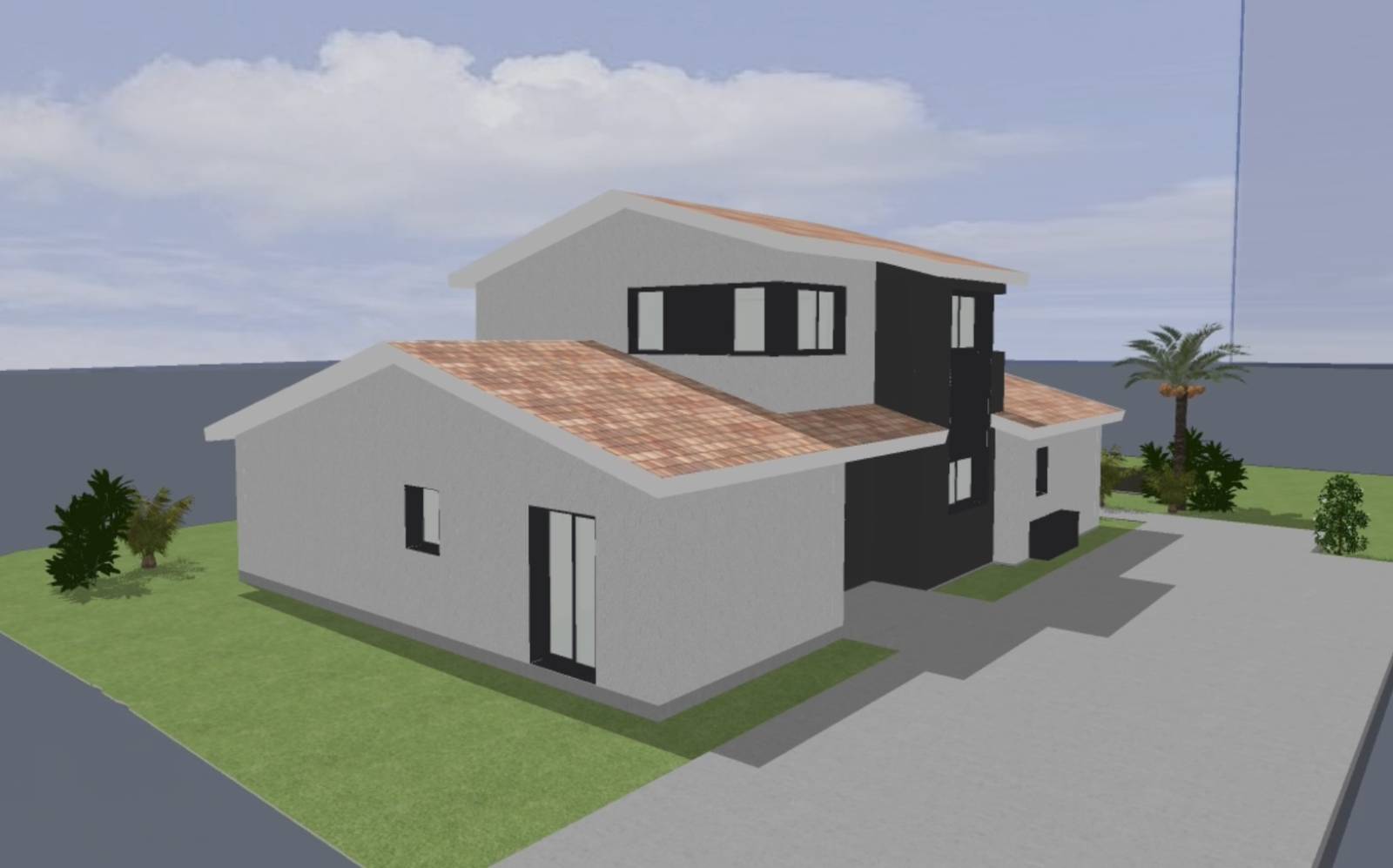 Surélévation maison au Taillan