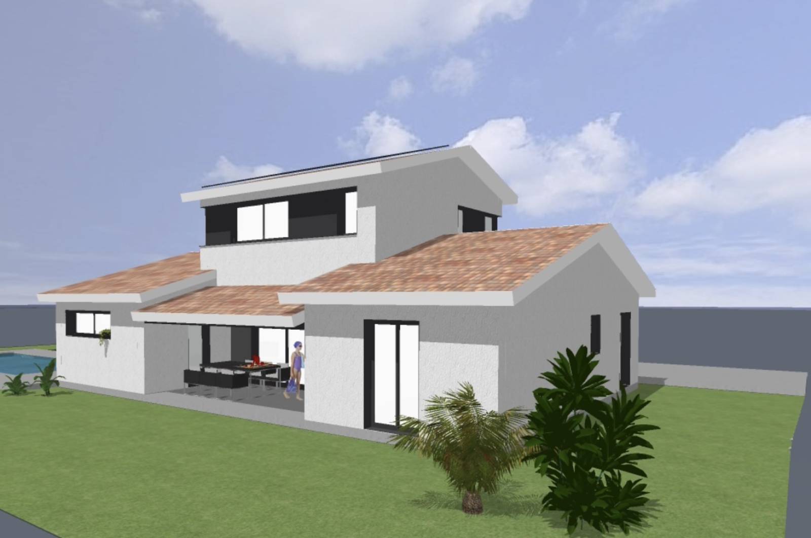 Surélévation maison au Taillan