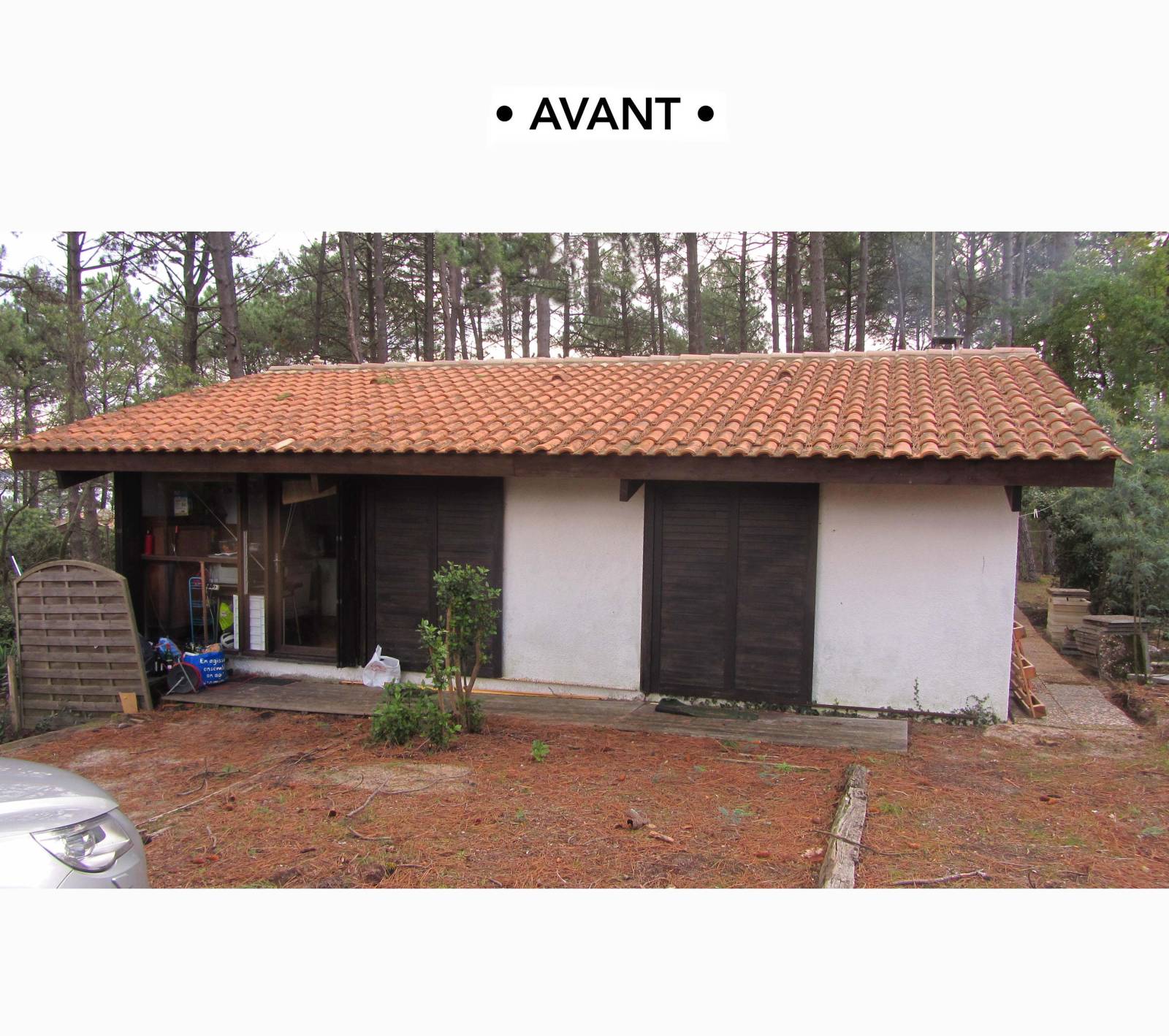 Extensions d’une maison secondaire appelée la « Girolle » à Biscarrosse