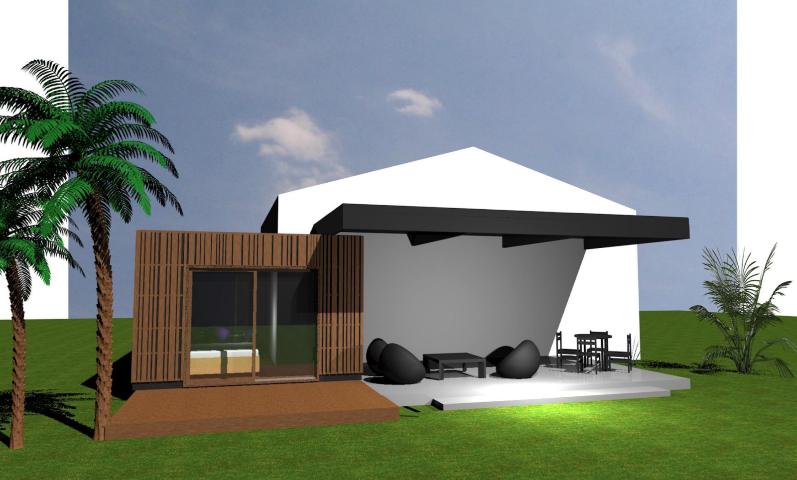 Extension Maison design, contemporaine et moderne, pour une belle villa dans toute la région bordelaise