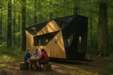 Tiny design se retrouver en forêt