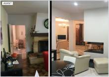 Aménagement cuisine et cheminée à Bordeaux