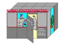 Cloison amovible ou mobile Bordeaux Soro entreprise